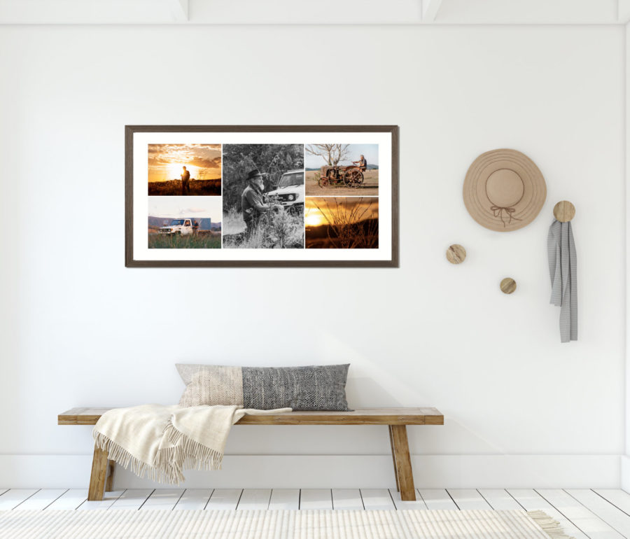 Frame collage room view