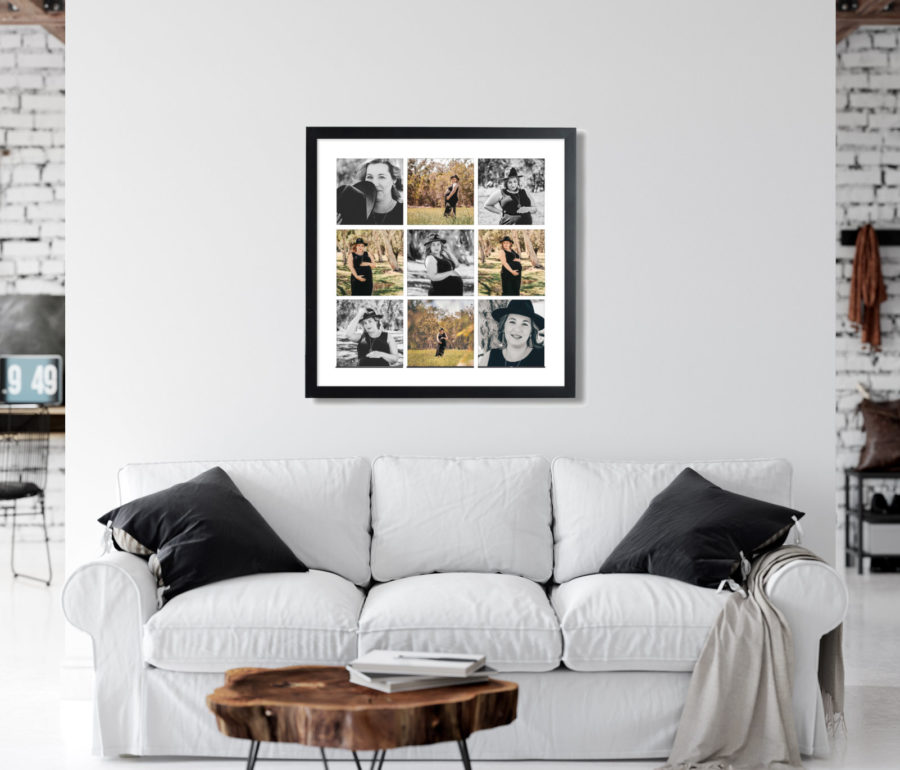 Frame collage room view