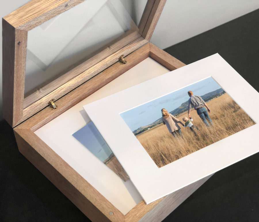 Matte prints that come with the Heirloom folio box